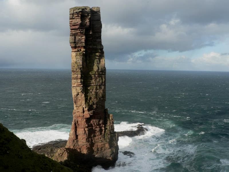 old man of Hoy dans les iles Orcades